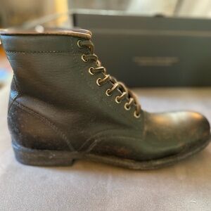 Never worn Frye Tyler Lace Up Booties